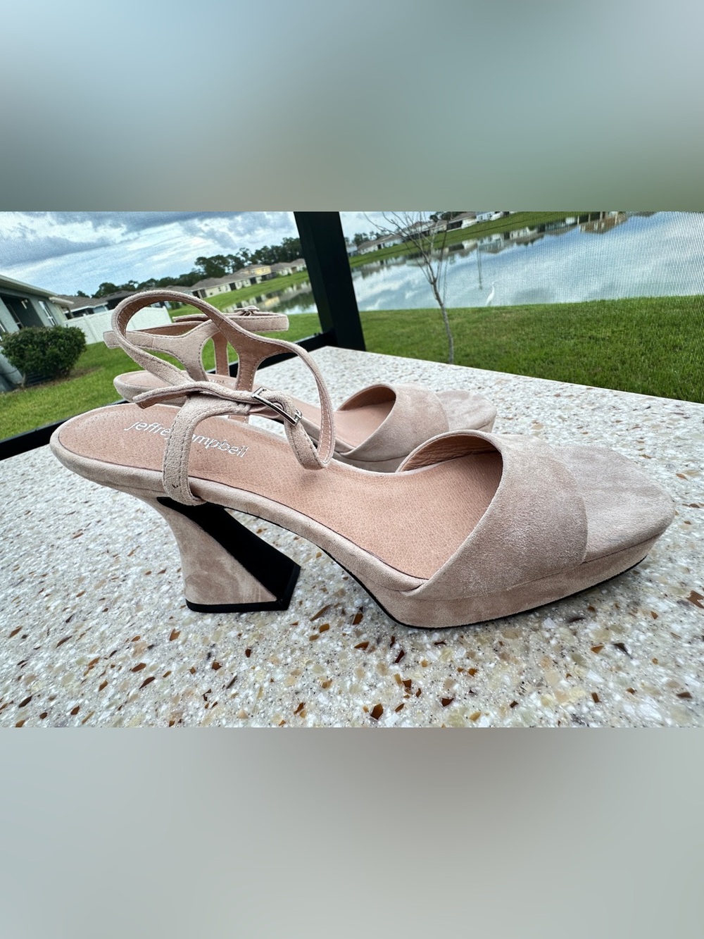 Jeffrey Campbell Jadie Platform Sandals Sz 8
